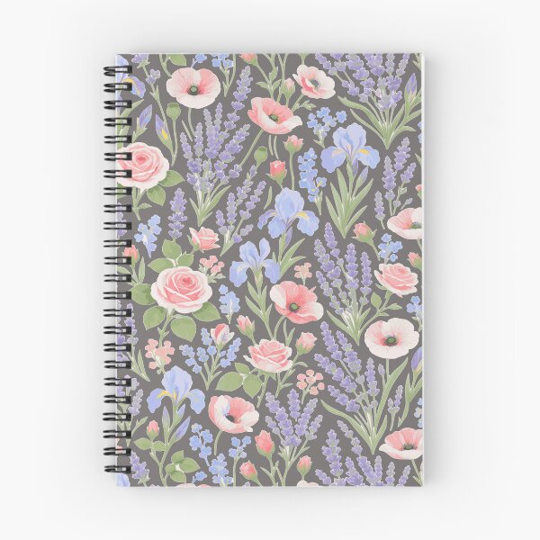 Item preview, French Provence Summer Garden Pattern - Elegant Lavender & Iris Illustration - Luxury Boutique Decor designed and sold by BelievingCreate.