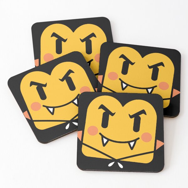 Item preview, Cute Vampire Dracula Kawaii Cube Character Sticker Art designed and sold by ImStickerHappy.
