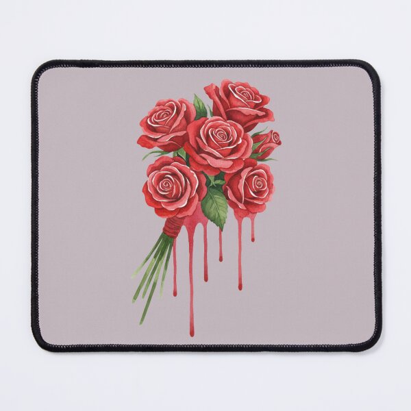 Item preview, Crimson Rose Bouquet Fluid Drip Graphic designed and sold by Exquisite Design Studio „Paculówka”.