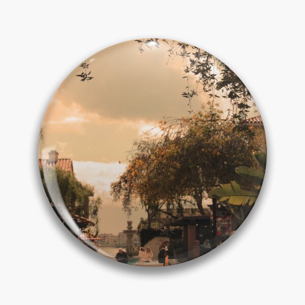 Item preview, Paved square and fountain under a golden sky designed and sold by By Sanata Photography.