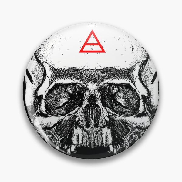 Item preview, A Beautiful Lie 20th Anniversary Triad Skull designed and sold by FableWeaver.