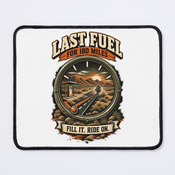 Item preview, Last Fuel 180 Miles Adventure Motorcycle Touring Design designed and sold by TorqueTheoryLab.