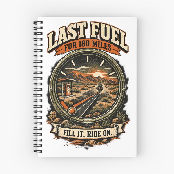 Item preview, Last Fuel 180 Miles Adventure Motorcycle Touring Design designed and sold by TorqueTheoryLab.