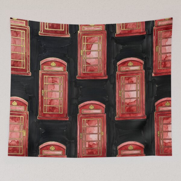 Item preview, Red Telephone Box designed and sold by GraphicsClub.
