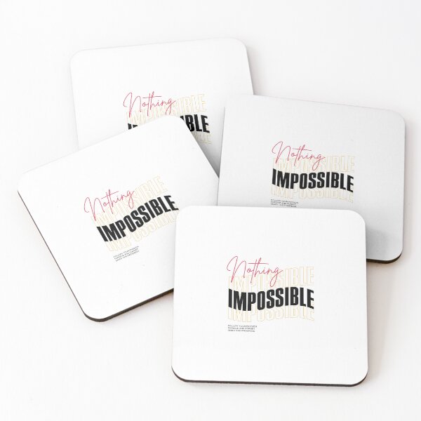 Item preview, Nothing Impossible — Retro Wavy Streetwear Typography designed and sold by FitNow.