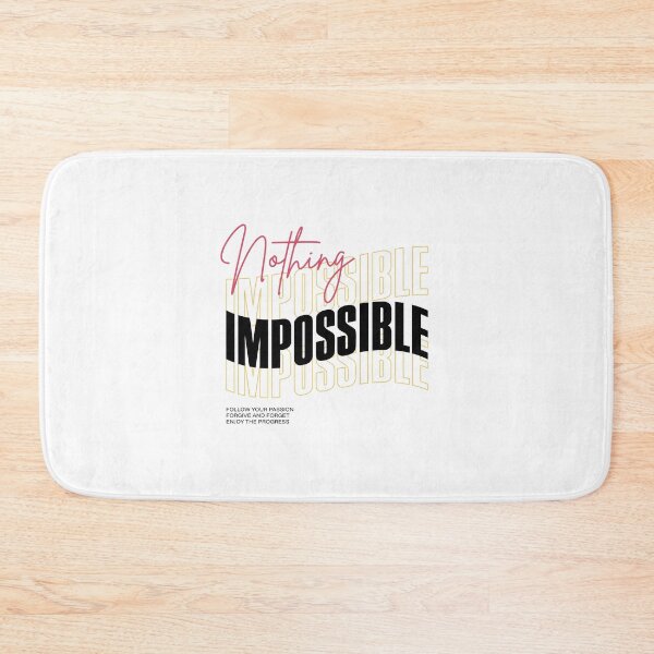 Item preview, Nothing Impossible — Retro Wavy Streetwear Typography designed and sold by FitNow.