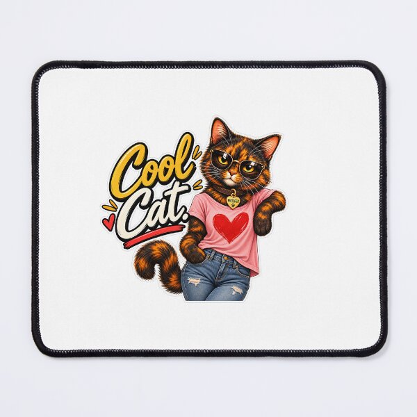 Item preview, Cool Cat Prosper | Funny Tortoiseshell Cat with Tortitude designed and sold by TerScott.