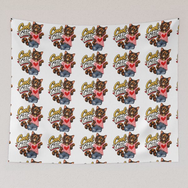 Item preview, Cool Cat Prosper | Funny Tortoiseshell Cat with Tortitude designed and sold by TerScott.
