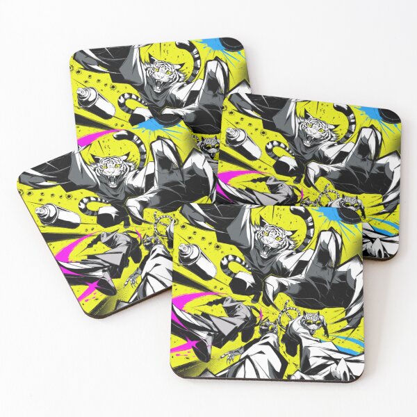 Item preview, Graffiti Cats in Neon Flight (V2) designed and sold by SabaMirzique.