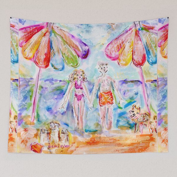 Item preview, Cute Beach Couple designed and sold by Deana-McGarr.