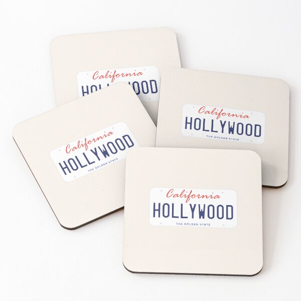 Item preview, Hollywood License Plate California designed and sold by goodvibesgreatlakes.