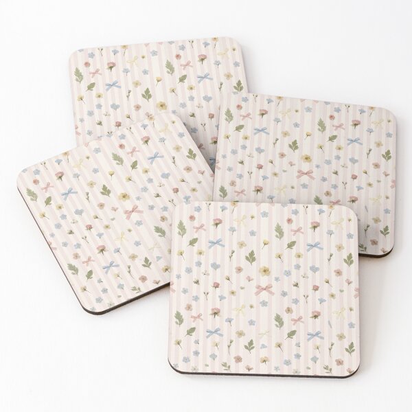 Item preview, Pressed Flowers and Bows Pattern designed and sold by ITCHAWAWAA.