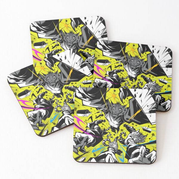 Item preview, Graffiti Cats in Neon Flight (V4) designed and sold by SabaMirzique.