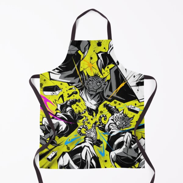 Item preview, Graffiti Cats in Neon Flight (V4) designed and sold by SabaMirzique.