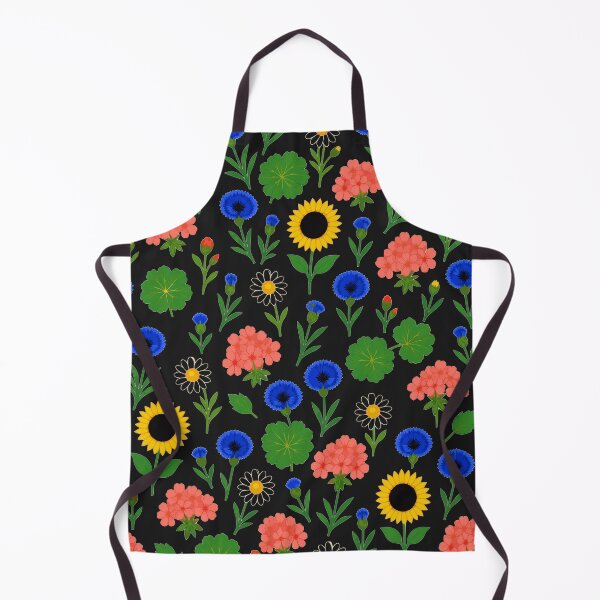 Item preview, French Countryside Sunflower & Cornflower Pattern - Vibrant Summer Garden Illustration - Aesthetic Floral Decor designed and sold by BelievingCreate.