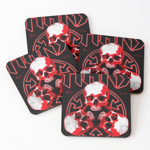 Item preview, A Beautiful Lie 20th Anniversary 3 Skull designed and sold by FableWeaver.