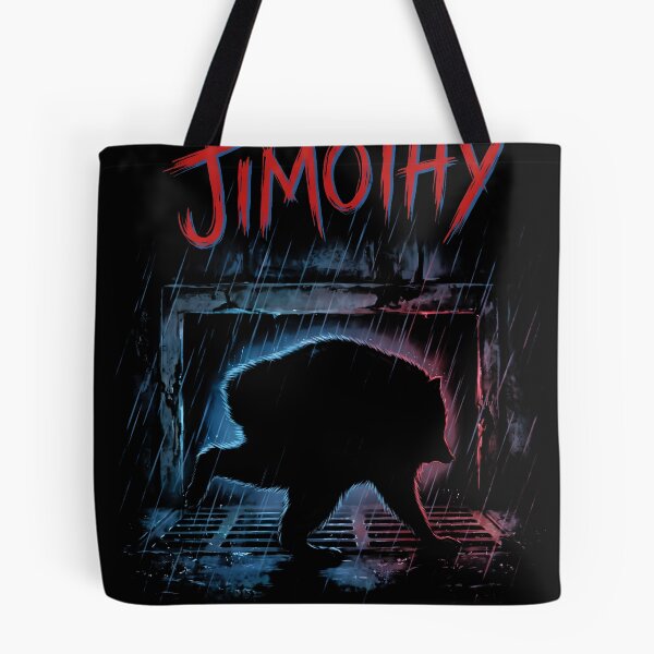 Item preview, Jimothy Crawling Out of a Storm Drain in the Rain at Night Funny Raccoon Tee designed and sold by Senpaiwaves.