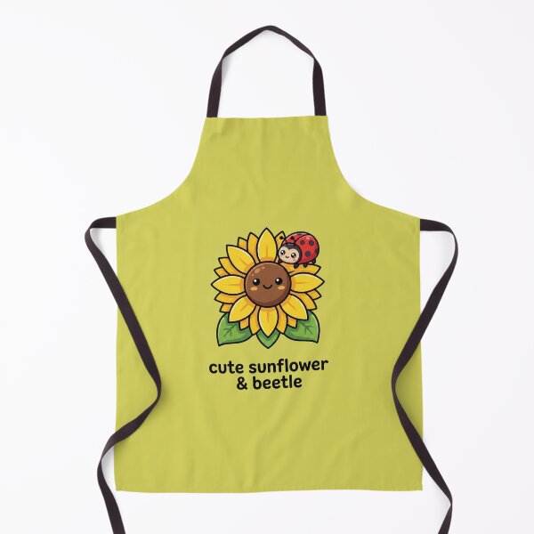 Item preview, Cute Sunflower and Ladybug Sticker | Kawaii Flower & Beetle Design | Nature Lover Gift designed and sold by morning sun.
