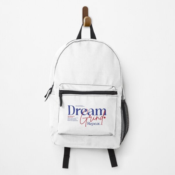 Item preview, Dream Grind Repeat — Hustle Motivational Typography designed and sold by FitNow.