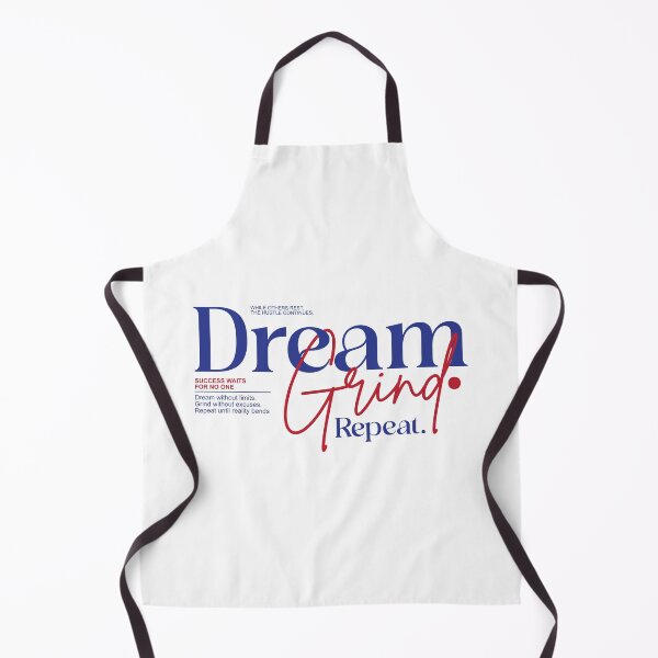 Item preview, Dream Grind Repeat — Hustle Motivational Typography designed and sold by FitNow.