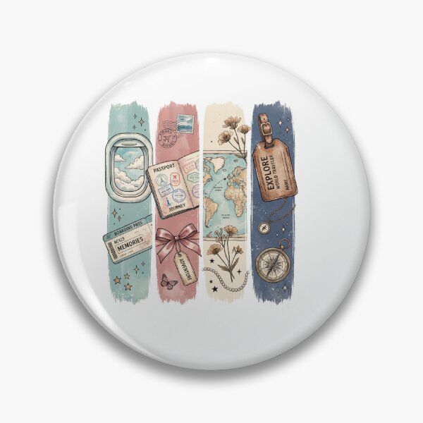 Item preview, Aesthetic Travel World Explorer designed and sold by Roy & Tiffany.