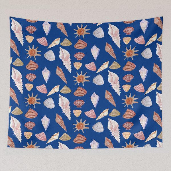 Item preview, Shell watercolor pattern designed and sold by Mermaid-set.
