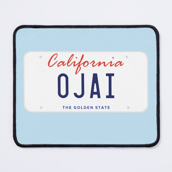 Item preview, Ojai License Plate California designed and sold by goodvibesgreatlakes.