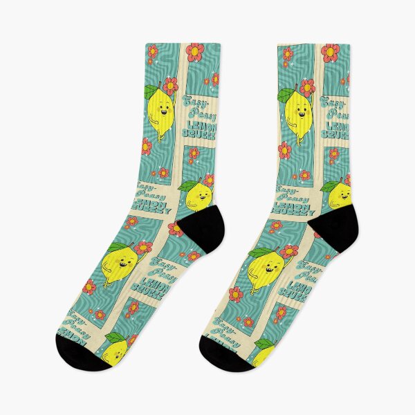 Item preview, Easy Peasy Lemon Squeezy Vertical designed and sold by RoomyMoon Creations.