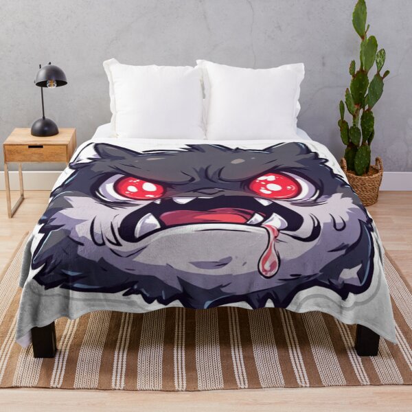 Item preview, Angry Red Eyes Cat Monster Funny Cartoon designed and sold by YAM716.