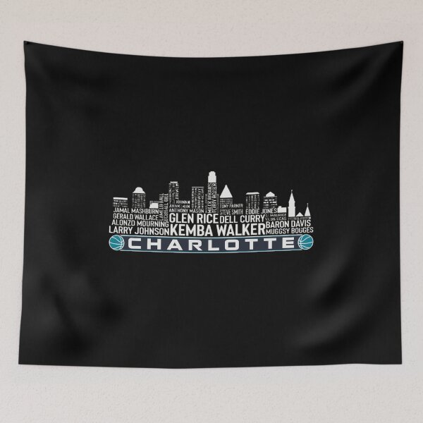 Item preview, Charlotte Basketball Legends Skyline Graphic designed and sold by eManiar94.
