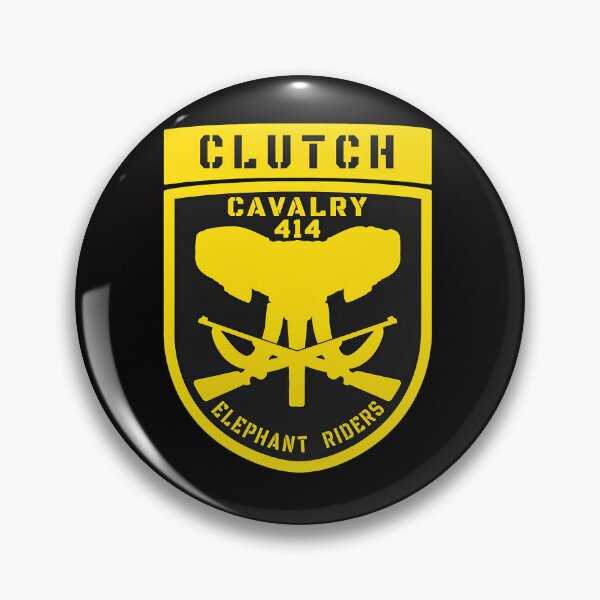 Item preview, Clutch Cavalry 414 Elephant Riders Emblem designed and sold by Lagoart.