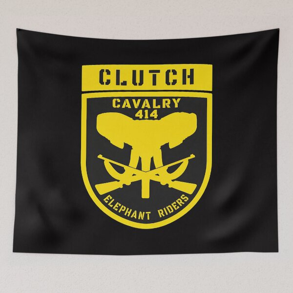 Item preview, Clutch Cavalry 414 Elephant Riders Emblem designed and sold by Lagoart.