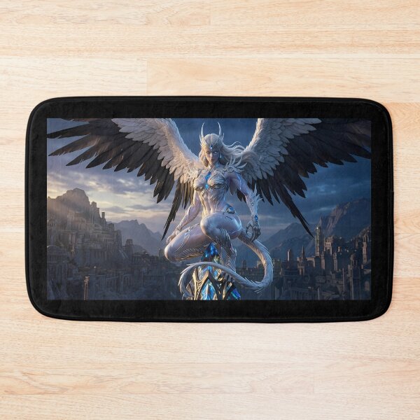 Item preview, Celestial Valkyrie Angel Dark Ruins designed and sold by GalleryBrisArt.