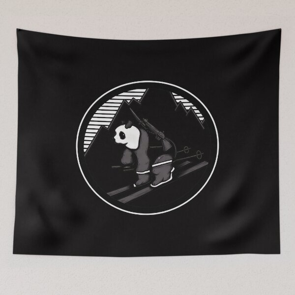 Item preview, Skiing Panda Mountain Adventure designed and sold by Lagoart.