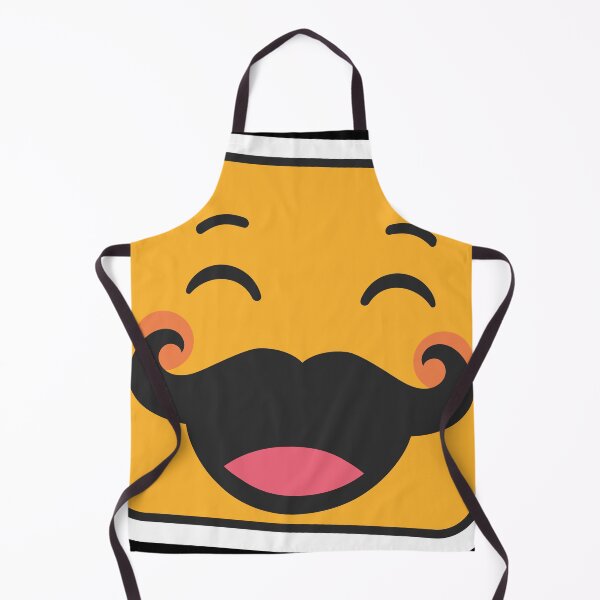 Item preview, Joyful Mustache Character designed and sold by ImStickerHappy.