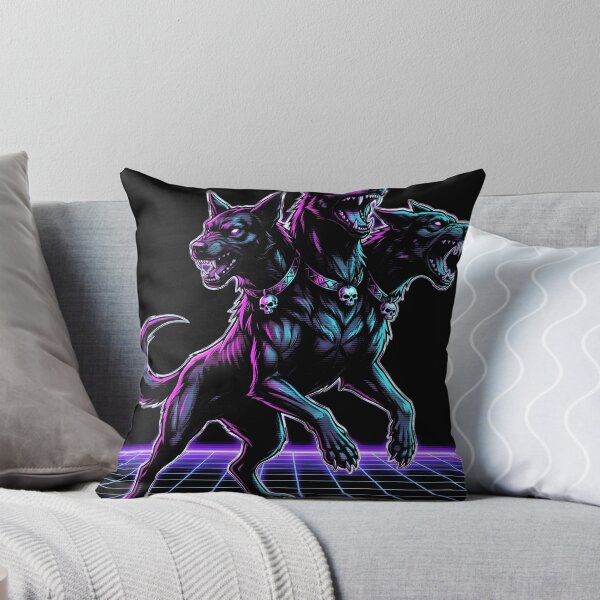 Item preview, Cerberus Hades Synthwave Gamer Graphic Tee designed and sold by Senpaiwaves.