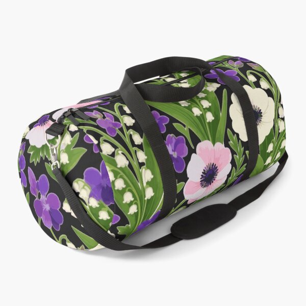 Item preview, Romantic French Garden Lily of the Valley & Anemone Pattern - Elegant Spring Illustration - Luxury Boutique Decor designed and sold by BelievingCreate.