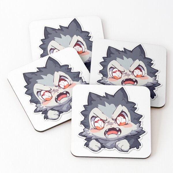 Item preview, Cute Angry Cat Red Eyes Chibi designed and sold by YAM716.
