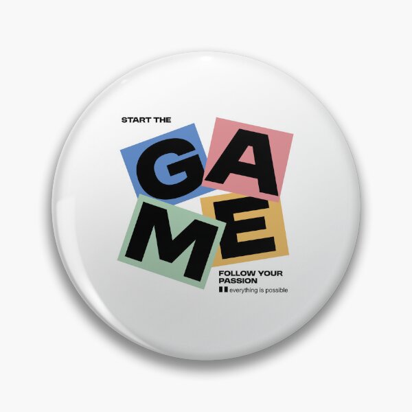 Artikelvorschau, Starte das Spiel – Moderne Collage-Blocktypografie entworfen und verkauft von FitNow.