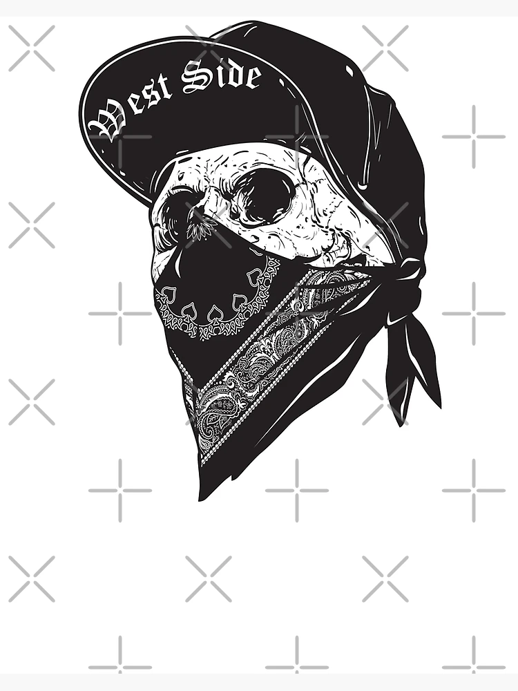 West Side Skull Bandana