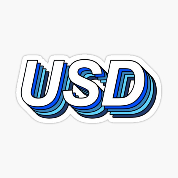 USD Sticker