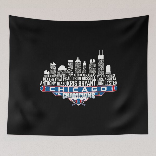 Item preview, Chicago Baseball Champions Skyline Roster designed and sold by santMaurice8.