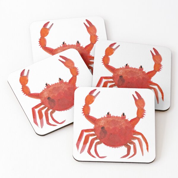 Item preview, Watercolor crab designed and sold by Mermaid-set.