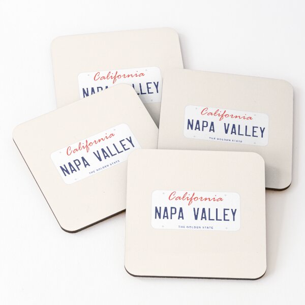 Item preview, Napa Valley License Plate California designed and sold by goodvibesgreatlakes.