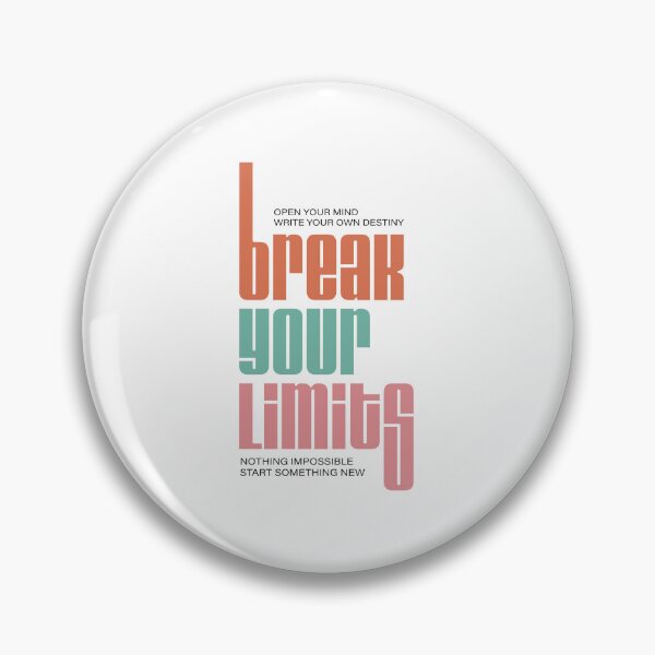 Item preview, Break Your Limits — Stretched Vertical Minimalist Typography designed and sold by FitNow.