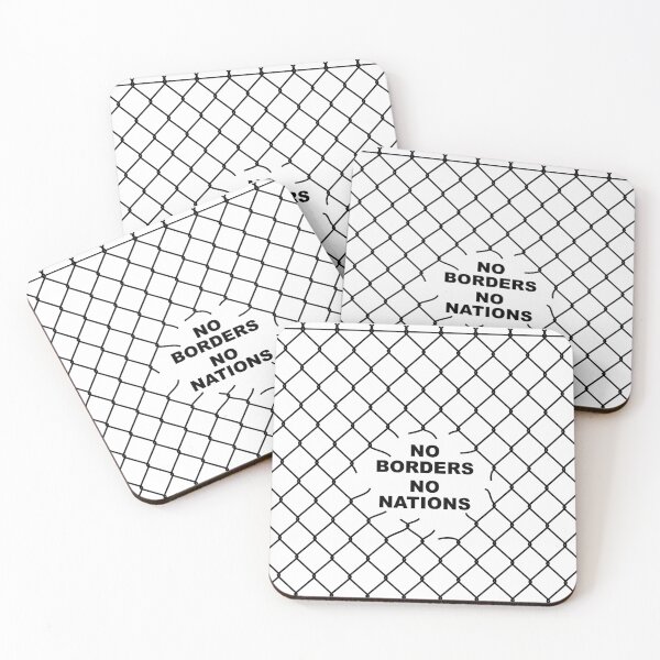Item preview, No Borders No Nations (Light BG) designed and sold by Ungovernable Designs.