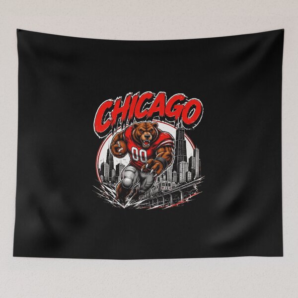 Item preview, Chicago Bear Football City Graphic designed and sold by misYakir200.