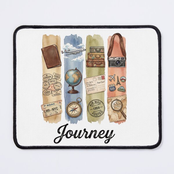 Item preview, Vintage World Travel Journey designed and sold by Roy & Tiffany.