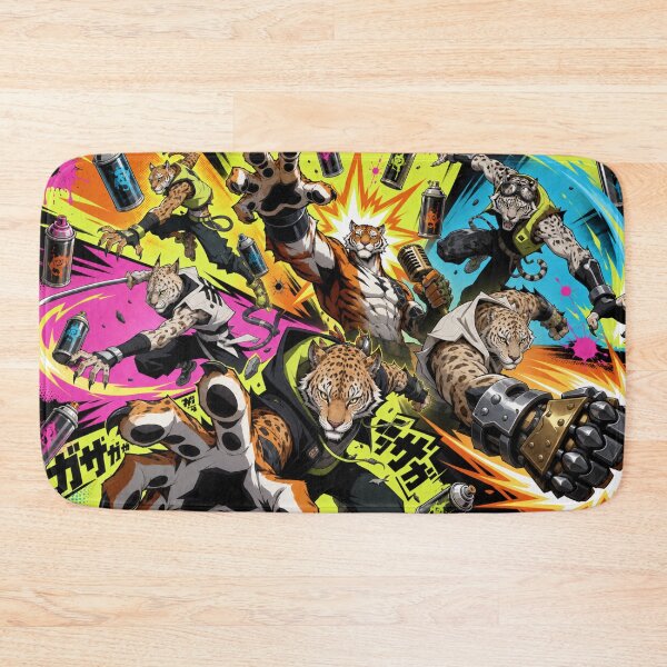Item preview, Graffiti Cats in Neon Flight (V5) designed and sold by SabaMirzique.