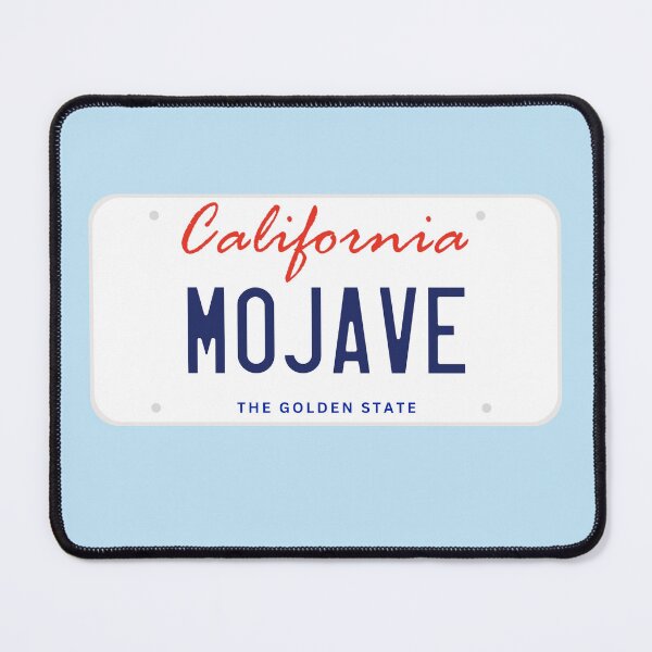 Item preview, Mojave License Plate California designed and sold by goodvibesgreatlakes.